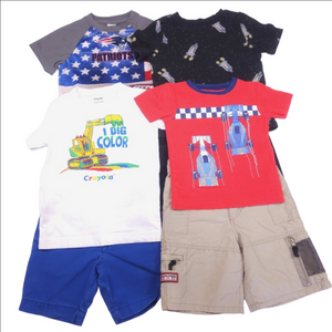 Kids Graphic T-Shirts and Shorts Set Size 4T